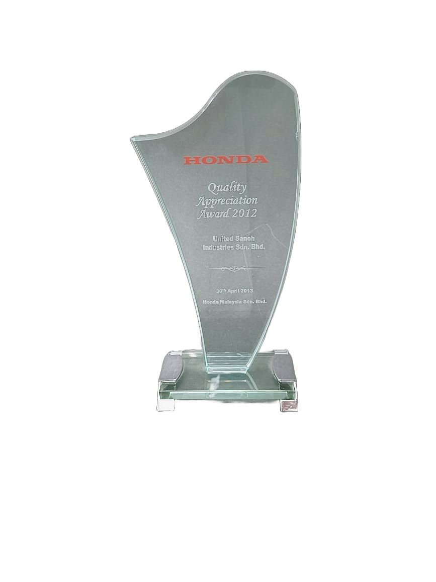 Honda - Quality Appreciation Award 2012