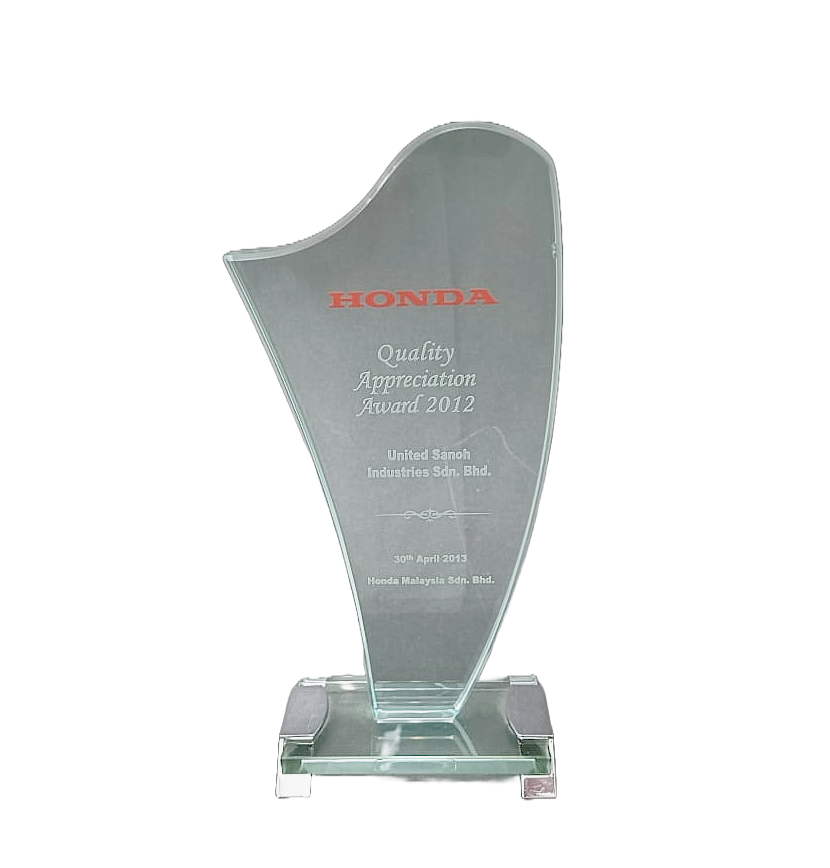 Honda - Quality Appreciation Award 2012