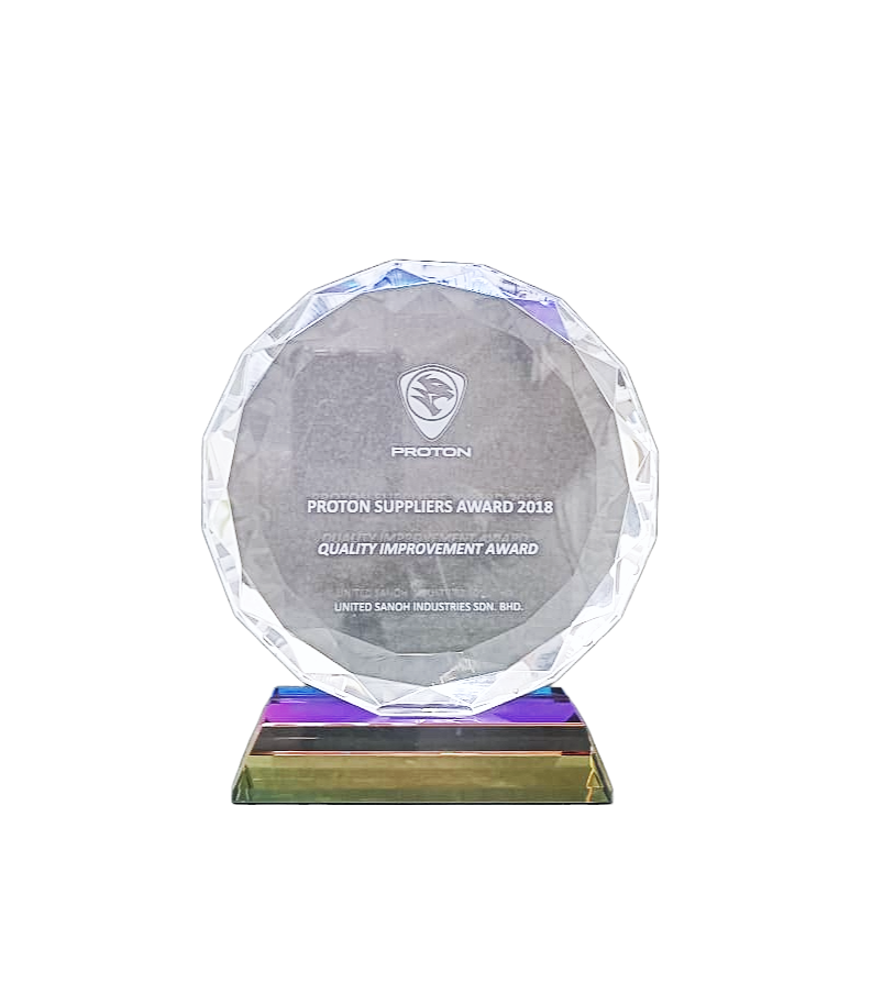 Proton - Supplier Award 2018, Quality Improvement Award